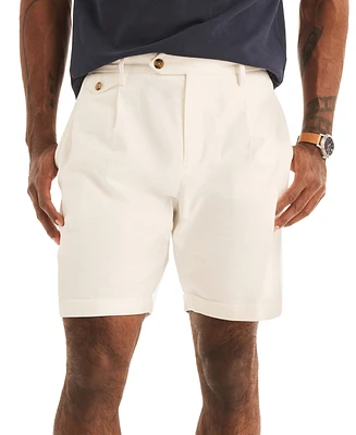 Nautica Men's Miami Vice Classic-Fit Stretch Pleated 8-1/2" Shorts