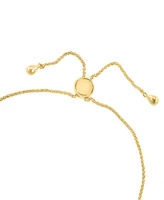 Effy Diamond Star of David Disc Bolo Bracelet (1/20 ct. t.w.) in 14k Gold