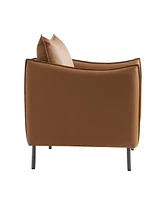 Hulala Home Cuthbert Modern Armchair with Anti-Scratch Fabric