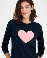 Tommy Hilfiger Women's Long-Sleeves Heart Sweater