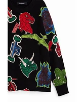 Desigual Boys Boys's Dinosaur hoodie