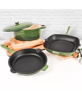 BergHOFF Neo 11" Cast Iron Square Grill Pan