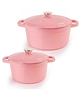 BergHOFF Neo 4pc Cast Iron Cookware Set, 3qt. & 7qt.