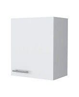 Fm Furniture So- Hi Wall Cabinet in melamine with one door,white