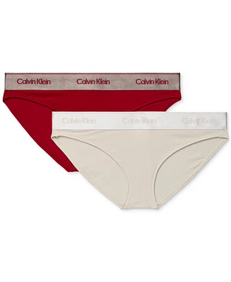 Calvin Klein Women's 2-Pk. Modern Cotton Bikini Underwear QF8286