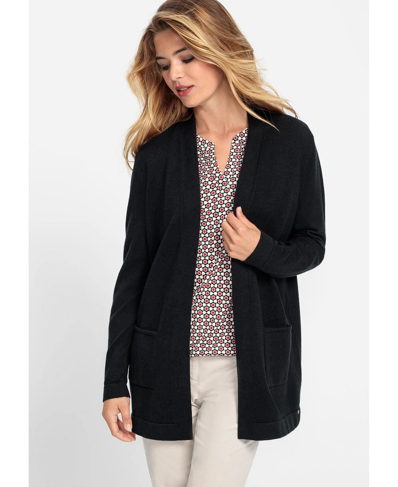 Olsen Women's Open Front Cardigan