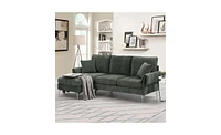 Slickblue Convertible Sectional Sofa for Versatile Living Room Seating and Space Optimization