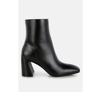 London Rag Bruna Square Toe Ankle Boots