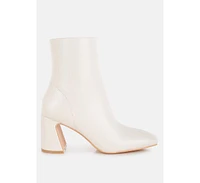 Bruna Square Toe Ankle Boots