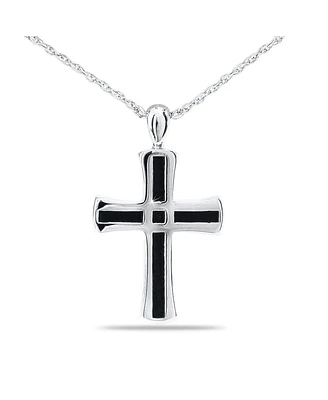 Drs, Inc. Stainless Steel Cross Cremation Pendant with 18 inch Necklace