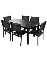 Slickblue High-Quality Steel Outdoor Table and Chair Set for Patio and Balcony, Durable and Stylish