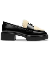 Coach Women's Leah Shearling Loafer Flats