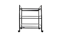 Slickblue Widened 3-Tier Multi-Functional Storage Cart for Efficient Organization and Easy Access