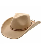 Peter Grimm Thornton Ultra Felt Woven Band Western Drifter Hat