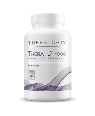 Theralogix Thera-d 4000 Vitamin D Supplement - 4,000 Iu (100 mcg) Vitamin D3 - 90-Day Supply - Immune Support Supplement for Women & Men