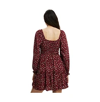 Cotton On Women's Valerie Long Sleeve Mini Dress