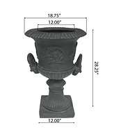 Concrete Chalice Urn Planter: Height, Interest, And Botanical Beauty