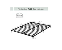 gaomon Bed Frame Heavy Duty Metal Mattress Foundation Platform Sturdy Steel Slat No Box Spring Needed, Easy Assembly