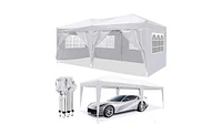 Slickblue Pop-Up Canopy Outdoor Portable Folding Tent for Easy Party Setup and Shade