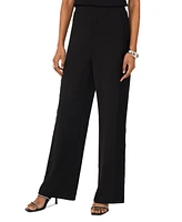 Vince Camuto Women's Lace-Trim Pull-On Ponte Pants