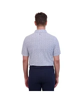 Ben Sherman Men's Ultra Soft Shades Print Tech Terry Sports Fit Polo Shirt