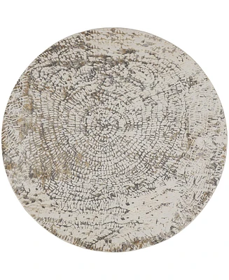 Feizy Parker 3702F 7'9"x7'9" Round Area Rug