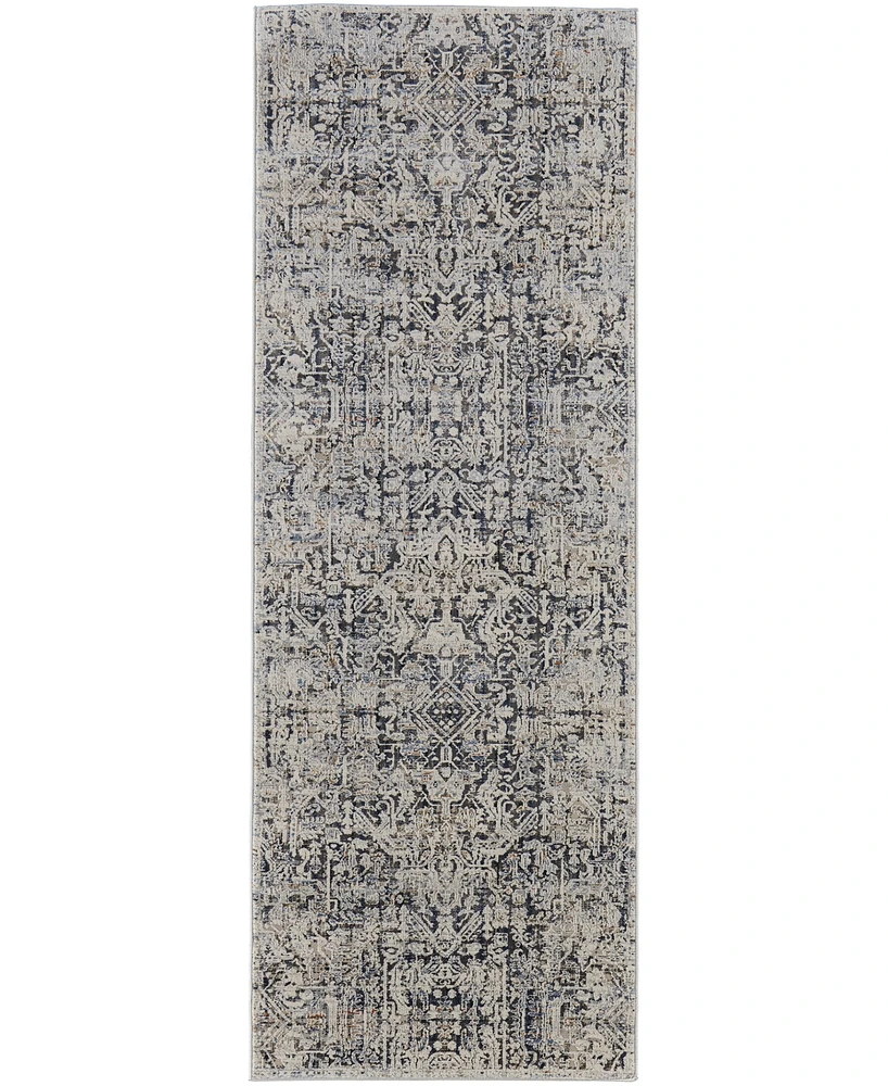 Feizy Kaia 39HUF 2'6"x8' Runner Area Rug