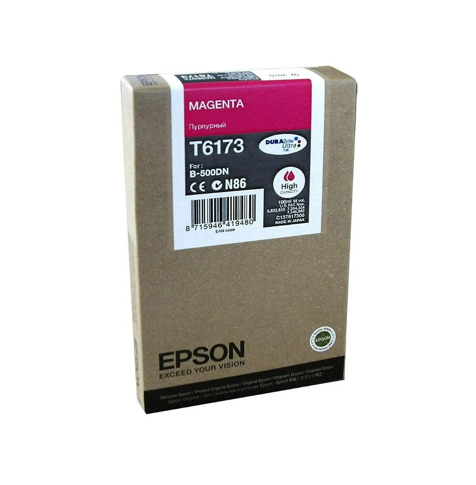 Epson T617 DURABrite High Capacity Quick-Drying Ink Cartridge (Magenta, 100ml)