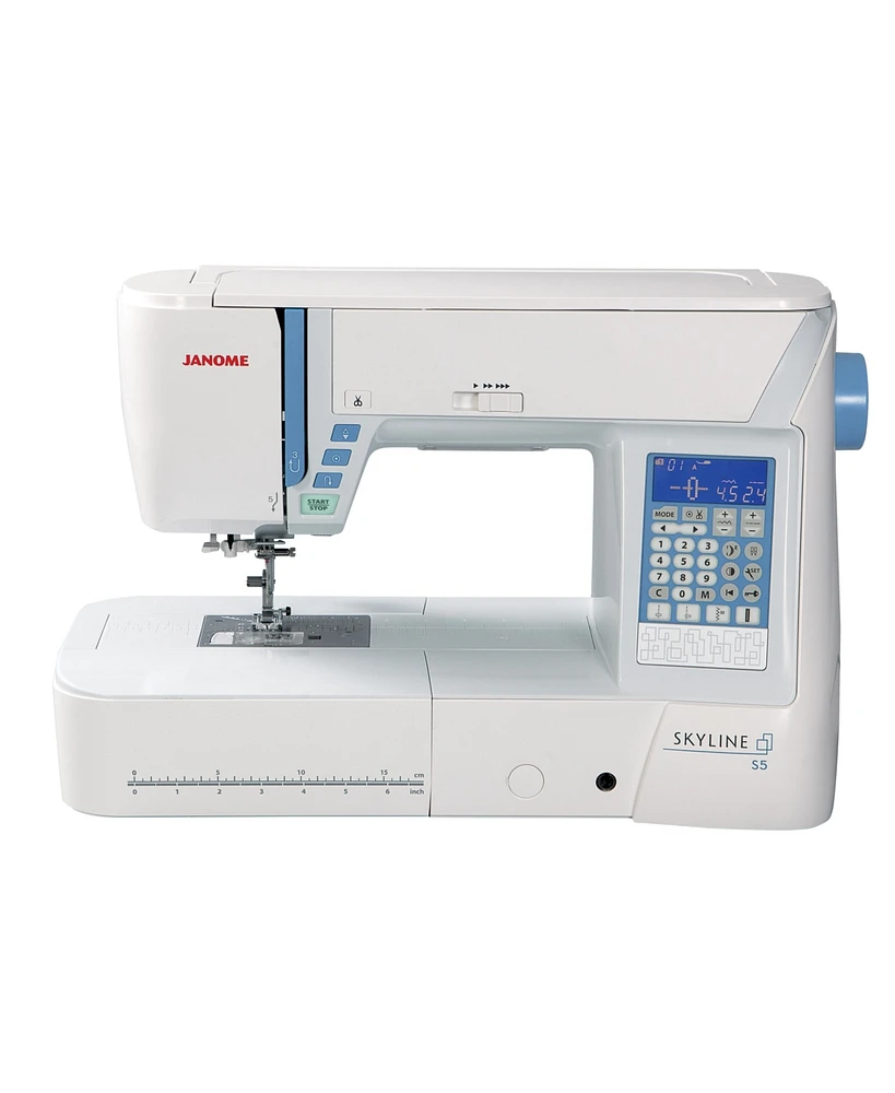 Janome Skyline S5 Computerized Sewing Machine w/Exclusive Bundle