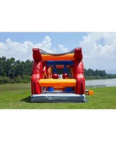 JumpOrange Shadow Obstacle Course Bounce House Inflatable for Kids and Adults with Blower, Commercial Grade, Pop Ups, Outdoor Indoor, Rental Quality