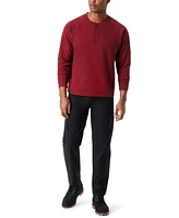 Bass Outdoor Men's Relaxed Fit Performance Thermal Long Sleeve Henley