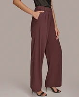 Donna Karan New York Women's Pleated Wide-Leg Pants