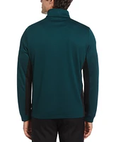 Pga Tour Men's Micro Jacquard Quarter-Zip Pullover Sweater