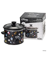 Uncanny Brands Disney Villains 2qt Slow Cooker -Small Kitchen Appliance