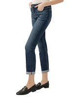 Silver Jeans Co. Women's Beau High Rise Slim Leg Luxe Stretch