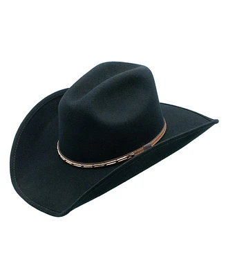 Peter Grimm Strait Wool Felt Adjustable Western Drifter Cowboy Hat