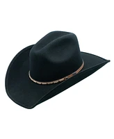 Peter Grimm Strait Wool Felt Adjustable Western Drifter Cowboy Hat