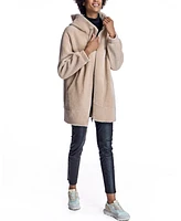 Julia & Stella by Maximilian Women's Sherpa Stadium Coat