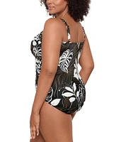 Miraclesuit Plus Elle Dorado Sanibel Underwired One-Piece Swimsuit