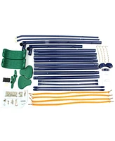 Slickblue Metal Swing Set for Outdoors with Glider – Fun and Safe Playground Equipment for Kids, Toddlers, and Children