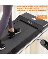 Slickblue Under Desk Walking Pad Treadmill for Home Office Fitness Compact & Space-Saving Design