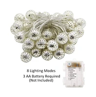 Twinkle Star Led Globe String Lights Moroccan Party Hanging Lights Battery Operated