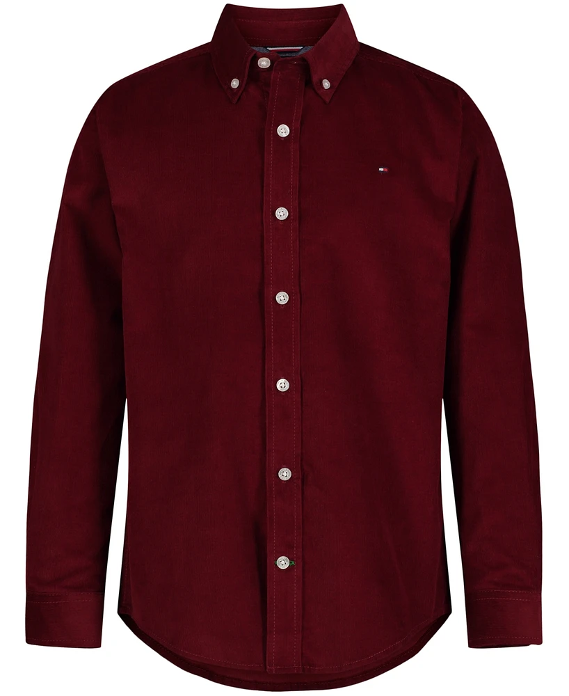 Tommy Hilfiger Big Boys Solid Corduroy Shirt