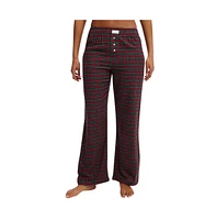 Cotton On Women's Flannel Boyfriend Boxer Pant