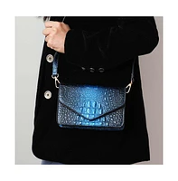 Mkf Collection Vanta Croc-Embossed Crossbody Bag by Mia K.