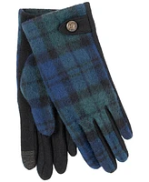 Lauren Ralph Lauren Menswear Pattern Touch Gloves with Button