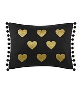 Mi Zone Rosalie Metallic Heart -Pc. Comforter Set