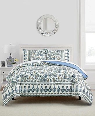 Sunham Jasmine Floral-Print 3-Pc. Comforter Sets