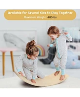 Gouun Wooden Wobble Balance Board Kids with Felt Layer