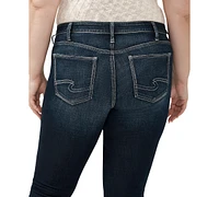Silver Jeans Co. Plus Size Suki Mid-Rise Curvy-Fit Skinny Jeans